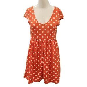 [Kirra] Polka-dot Elasticized Waist Dress - Size L